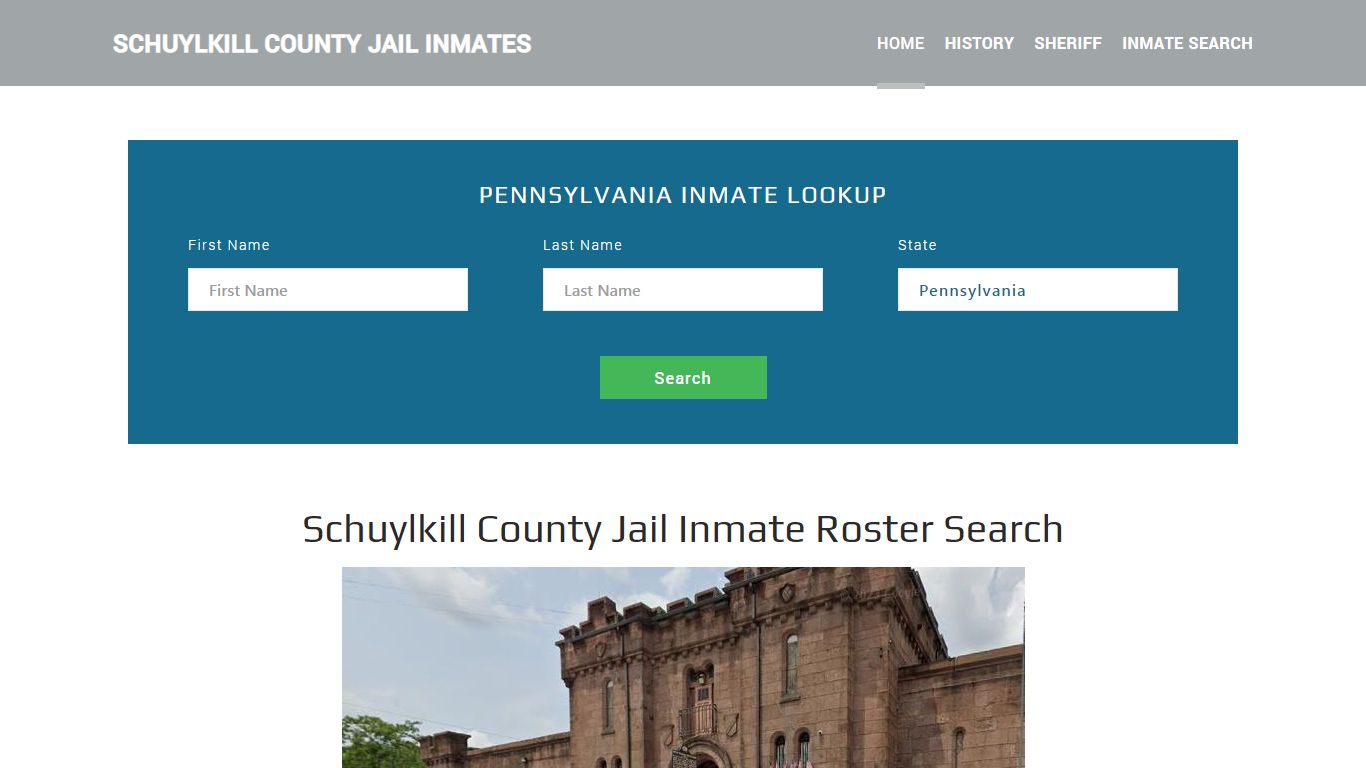 Schuylkill County Jail Inmate Roster Lookup, Pottsville, PA